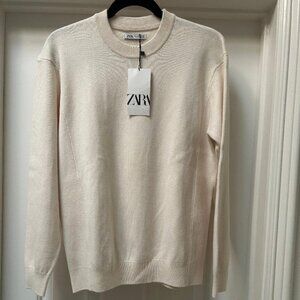 ZARA Men's Cotton Sweater Size S NWT